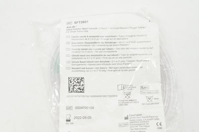 CareFusion SFT2601 AirLife Infant Cushion Nasal Cannula Oxygen Tubing 7Ft (x)